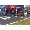 Poteau flexible pour parking