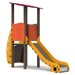 Jeu tour de glisse en éco-composite