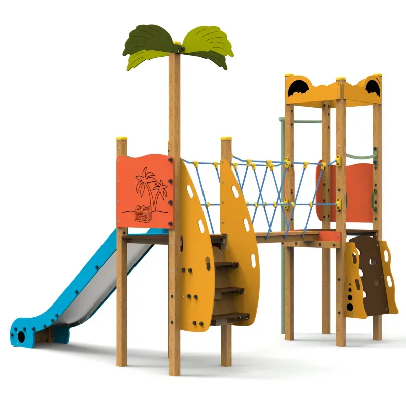 Jeu extérieur l'île aux trésor pour collectivités