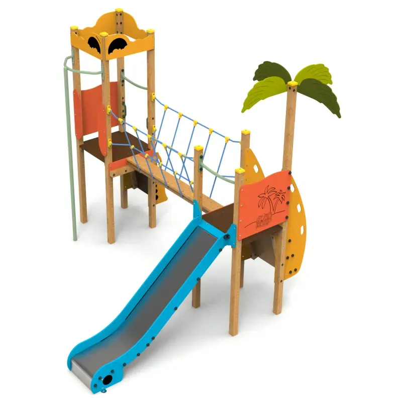 Jeu extérieur l'île aux trésor pour collectivités