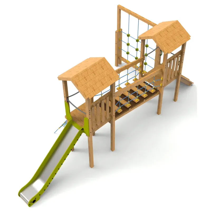 Aire de jeux bois Selaya