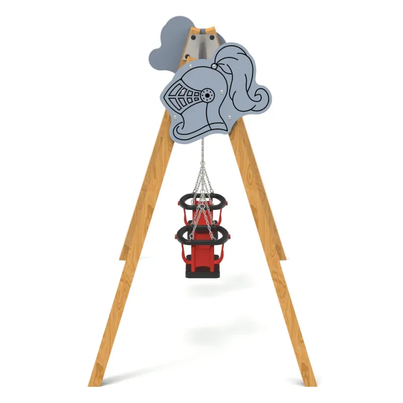 Balançoire double berceau - 2 enfants