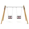 Balançoire double berceau - 2 enfants