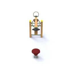 Balançoire à bascule en bois Rustique - 2 enfants