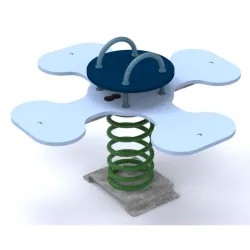 Jeu sur ressort Trefle - 4 enfants