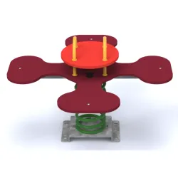 Jeu sur ressort Trefle - 4 enfants