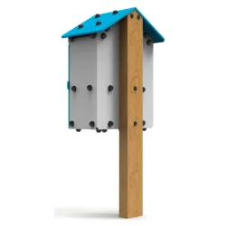 Boîte à livres enfants inclusive PMR - Oiseaux