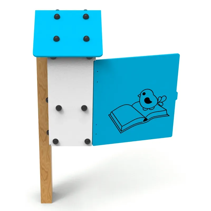 Boîte à livres enfants inclusive PMR - Oiseaux