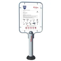 Panneau d'informations aire de fitness - URBAGYM