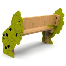 Banc enfants inclusif Manu motif Dragon