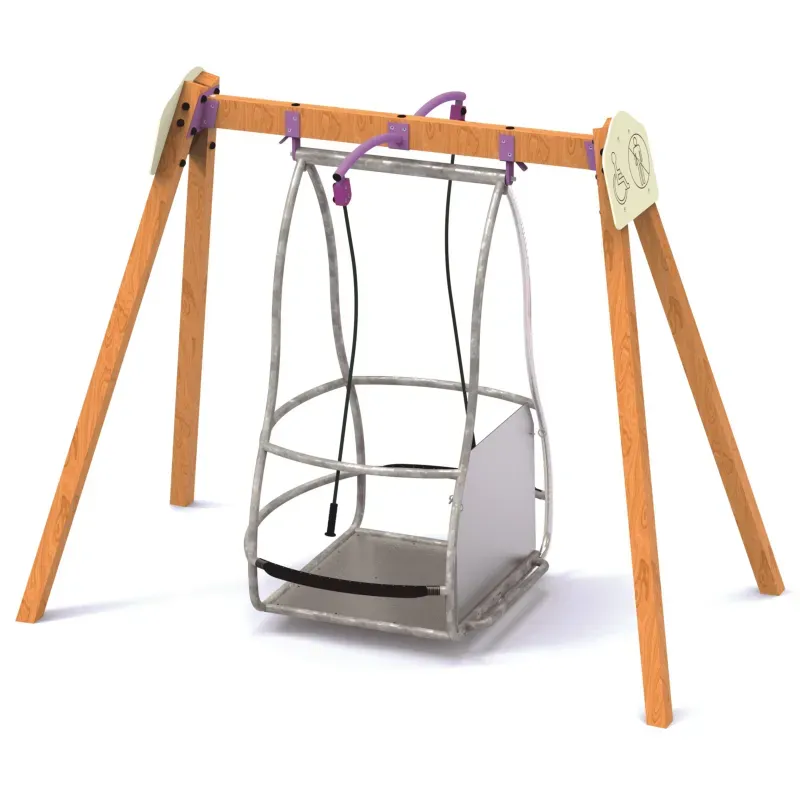 Balançoire fauteuil roulant inclusive PM744 Manufacturas Deportivas