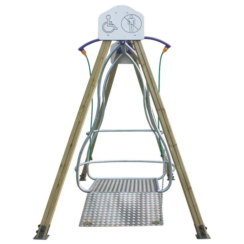 Balançoire fauteuil roulant inclusive PM744 Manufacturas Deportivas