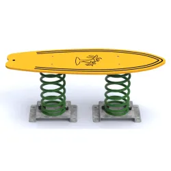 Jeu sur ressort Planche de surf - 1 enfant
