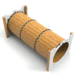 Tunnel de jeux inclusif Le Château PM802 Manufacturas Deportivas