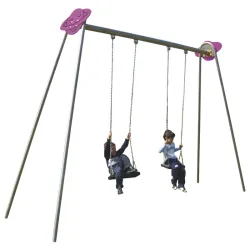 Balançoire Saturne PT806 2 sièges plats Manufacturas Deportivas