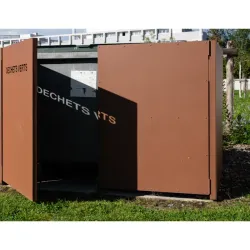 Protège poubelle Grandgousier en acier 