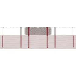 Terrasse bois avec insert en résine antidérapant - Pyla