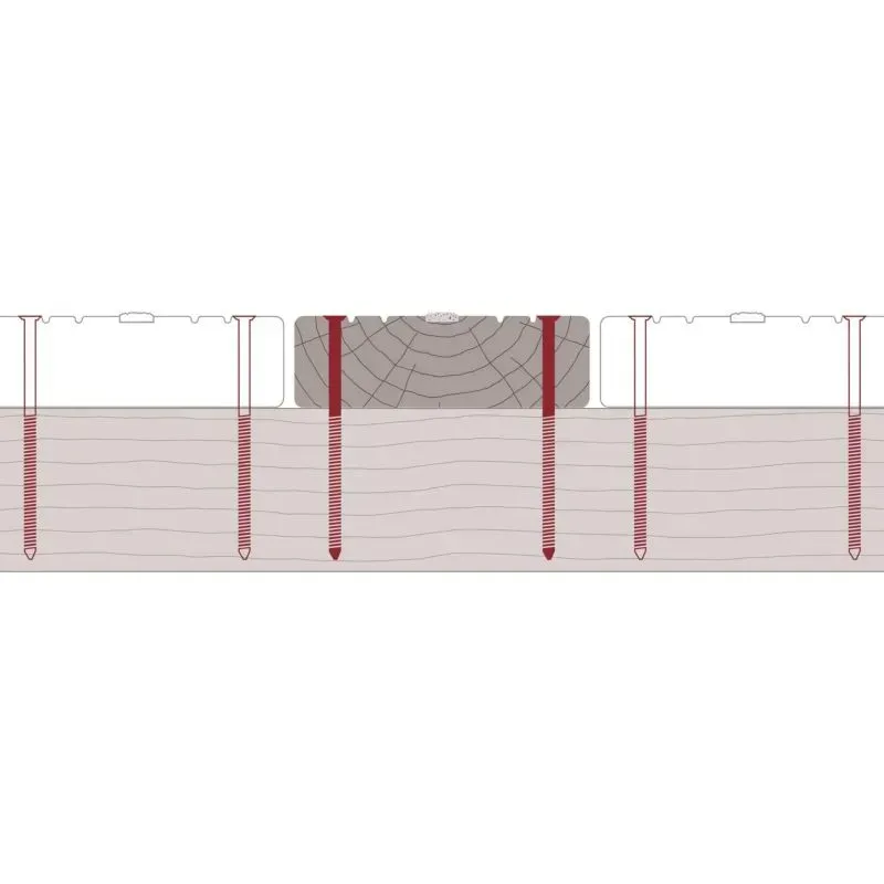 Terrasse bois avec insert en résine antidérapant - Pyla