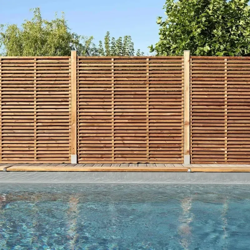 Poteau bois raboté en Pin 14.5 x 14.5 cm - Dune