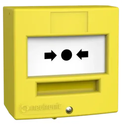 Déclencheur manuel de couleur "SANS MARQUAGE" universel 1 contact