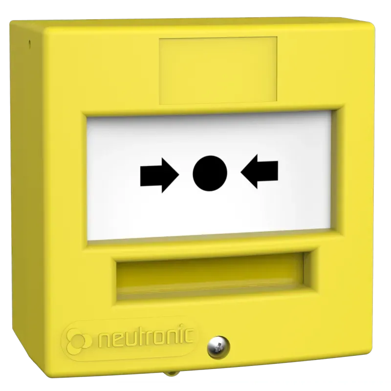 Déclencheur manuel de couleur "SANS MARQUAGE" universel 1 contact