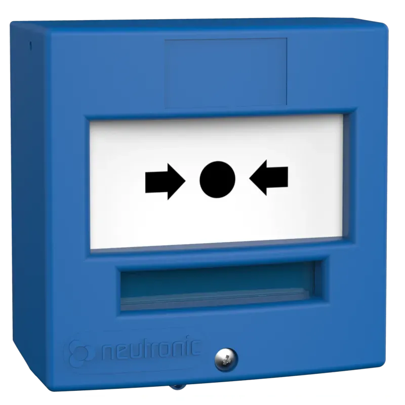 Déclencheur manuel de couleur "SANS MARQUAGE" universel 1 contact