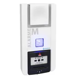 Centrale d'alarme PPMS autonome à piles avec diffuseur lumineux
