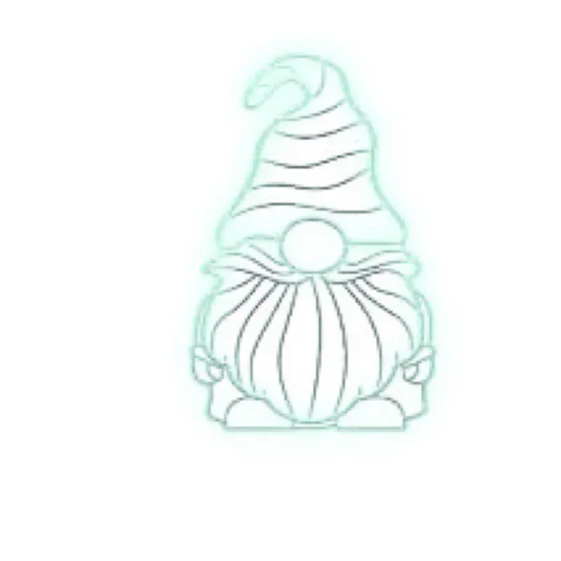 Motif lumineux de Noël pour poteau ou à poser