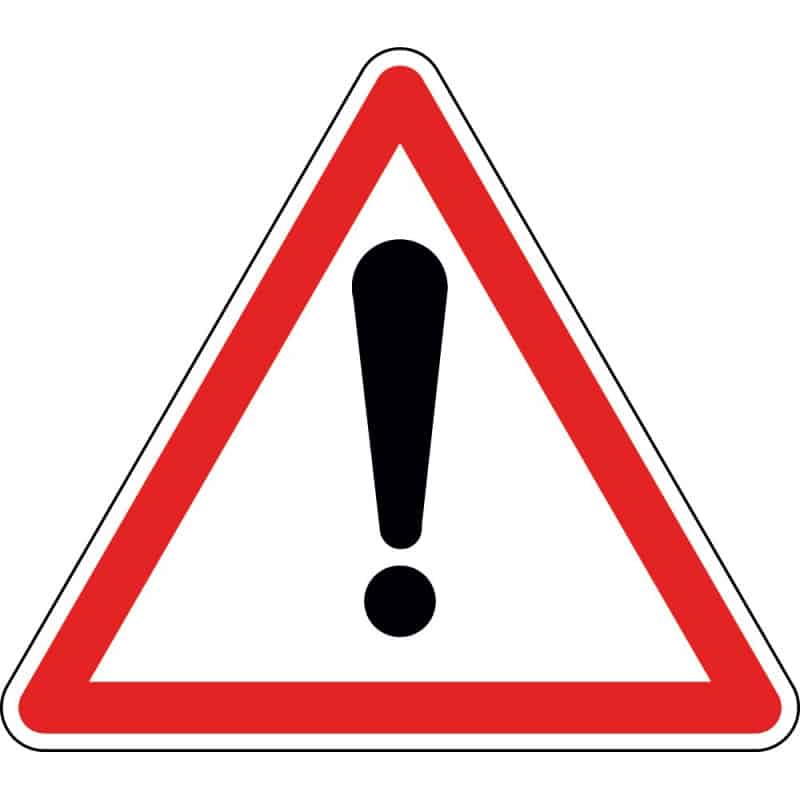 Panneau autres dangers - A14