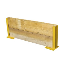 Protection de rayonnage complète avec bastaing