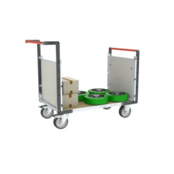Chariot modulaire à dossiers et ridelles - 500 kg
