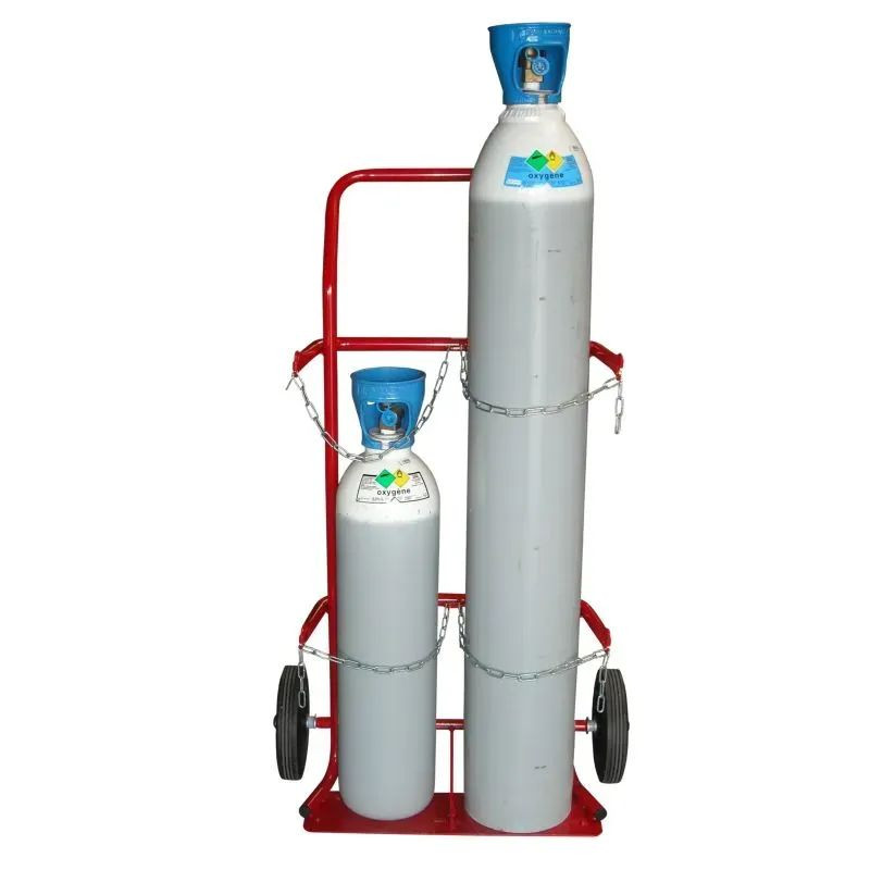 Diable 2 bouteilles B20, B40 ou B50 - H.41.5 et 97 cm