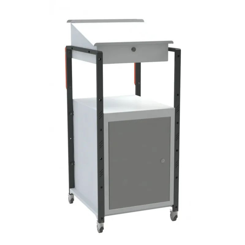 Pupitre d'atelier sur patins ou roulettes 1 bloc porte - 150 kg