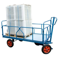 Chariot avant train pivotant habillage tube 1000 kg - Fimm