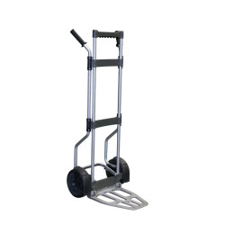 Diable en aluminium avec bavette et poignée rabattables 180 kg - Fimm