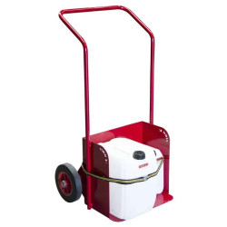 Rouleur porte jerricans de 60 à 120 L avec sangle de maintien - Fimm