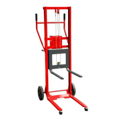 Gerbeur manuel à treuil et roues pivotantes Fimm - 250kg