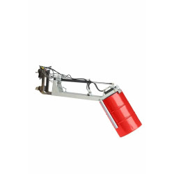 Manipulateur hydraulique pivotant pour fût plastique et metallique