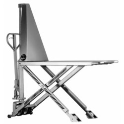 Transpalette haute levée manuelle inox ou semi inox 304 - Fimm