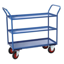 Servante 2 ou 3 plateaux tôle - 400 kg - Fimm