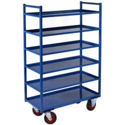 Servante multi-niveaux 4 à 8 plateaux tôle 400 kg - Fimm