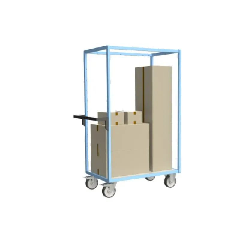 Servante Fimm multi-niveaux plateaux bois avec ou sans étagères 500kg