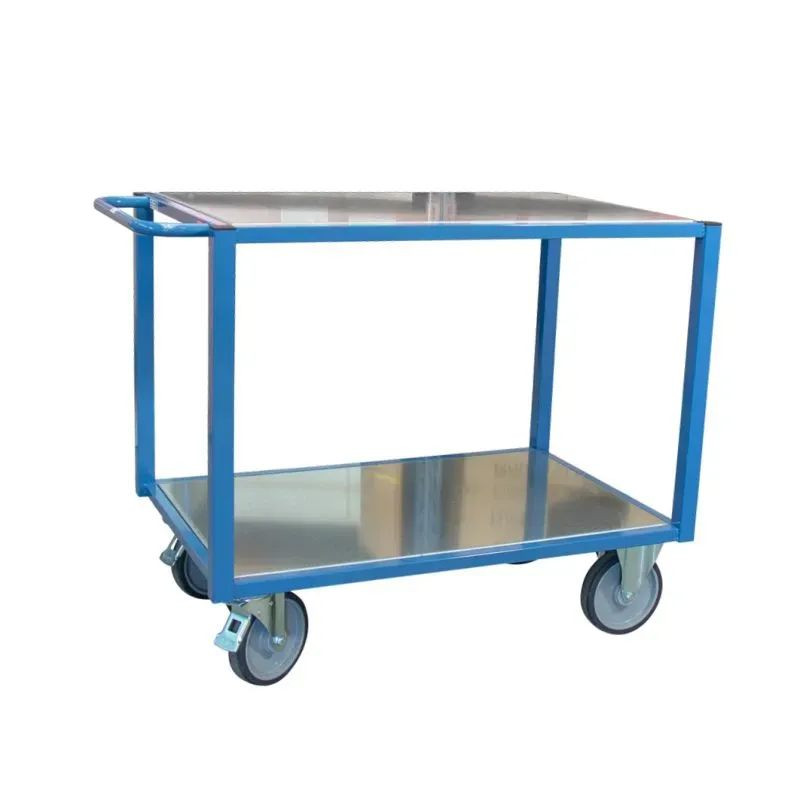 Servante établis en tôle zinguée Fimm avec 2 ou 3 plateaux 500 kg