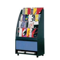 Présentoir d'accueil sur 4 niveaux &amp; Réserve de rangement - Paperflow