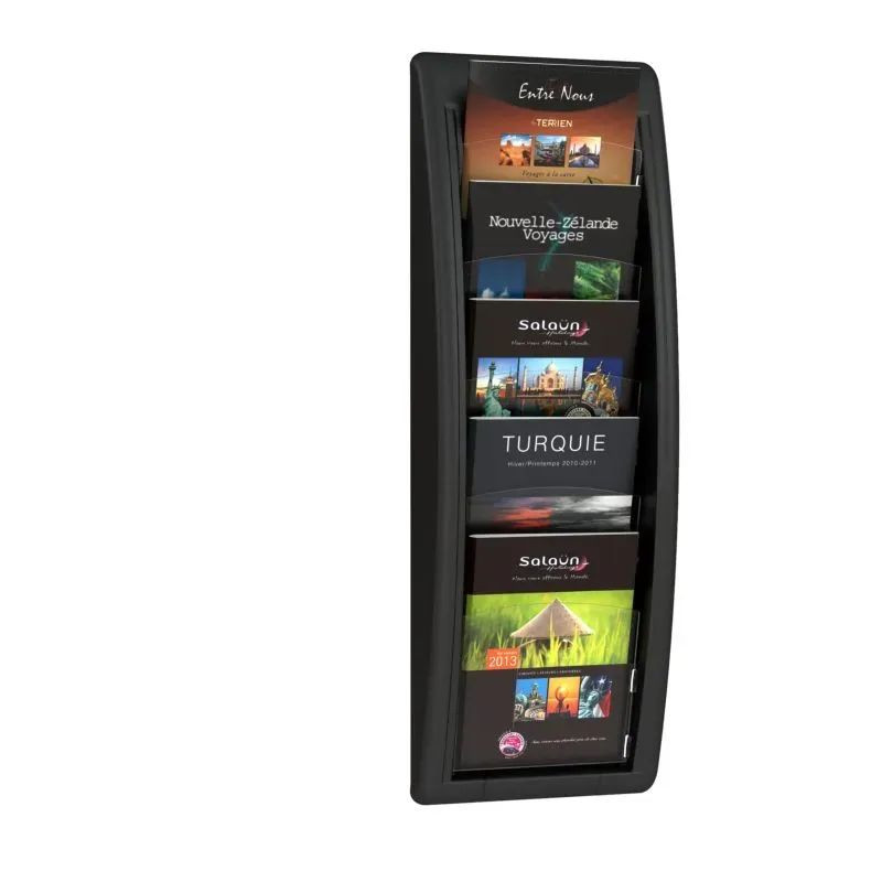 Présentoir mural 4 et 5 cases - Paperflow Quick fit