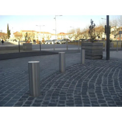 Potelet &amp; Borne inox Cap Ferret D.6 à 25.4 cm tête bombée ou plate