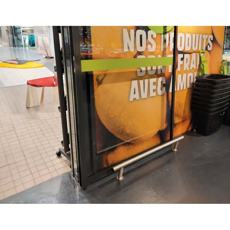 Protection pour portes automatiques