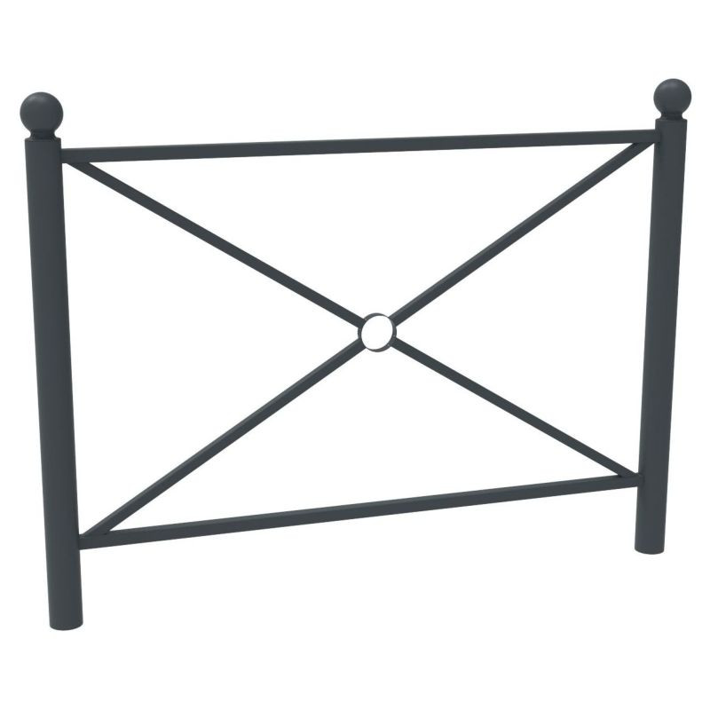 Barrière urbaine Boulogne L.102 ou 157 cm - Tête boule