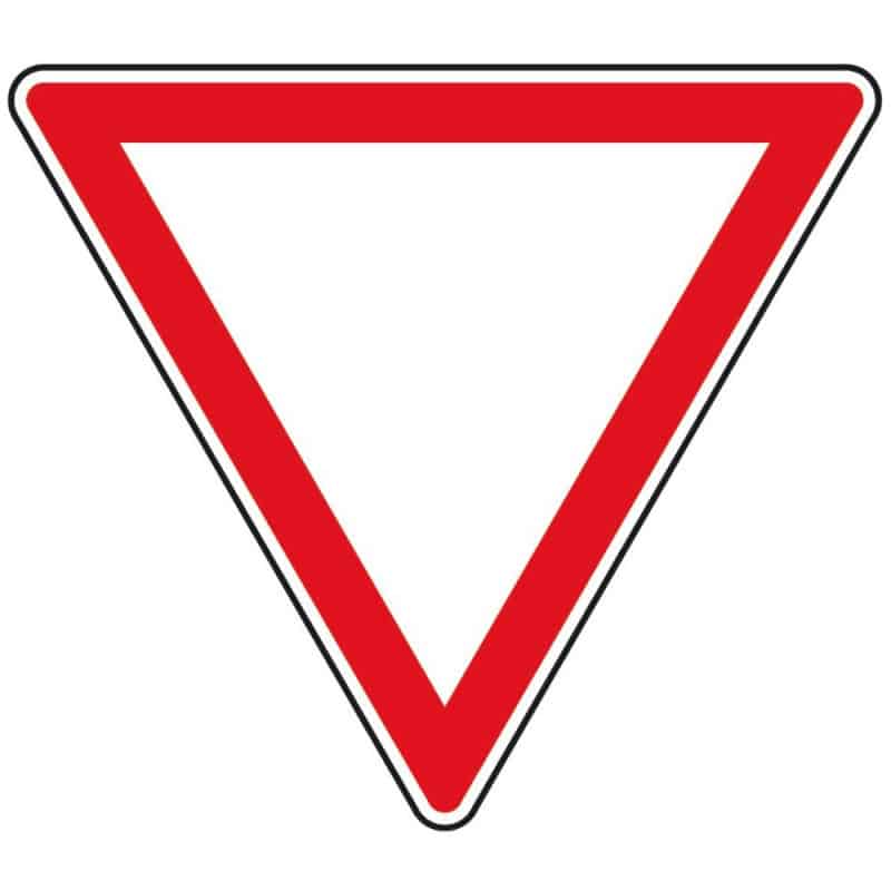 Panneau cédez le passage - AB3a