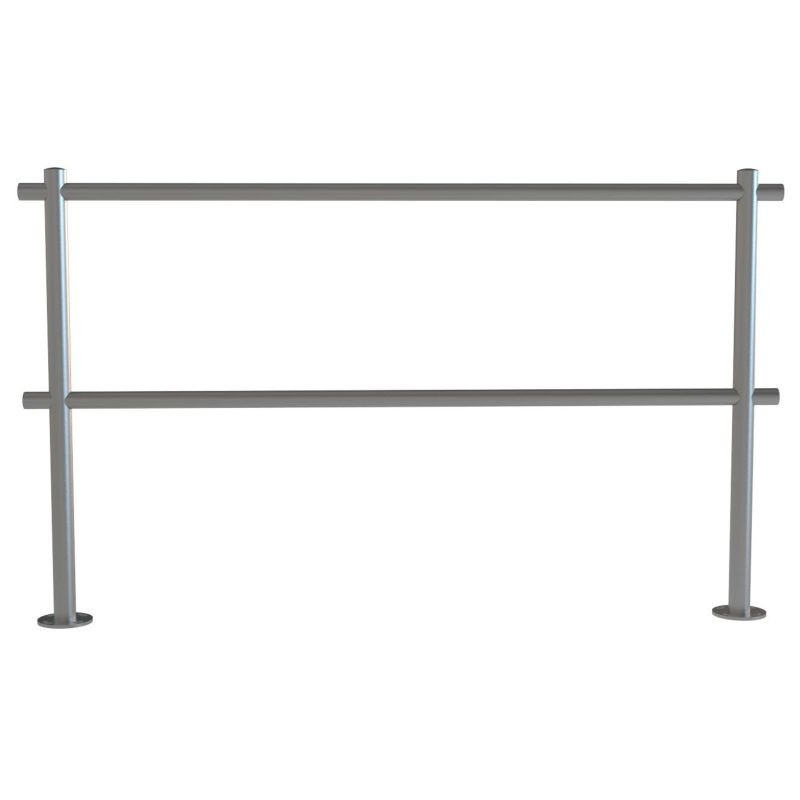 Kit barrière de guidage inox pour magasin, péage d'autoroute